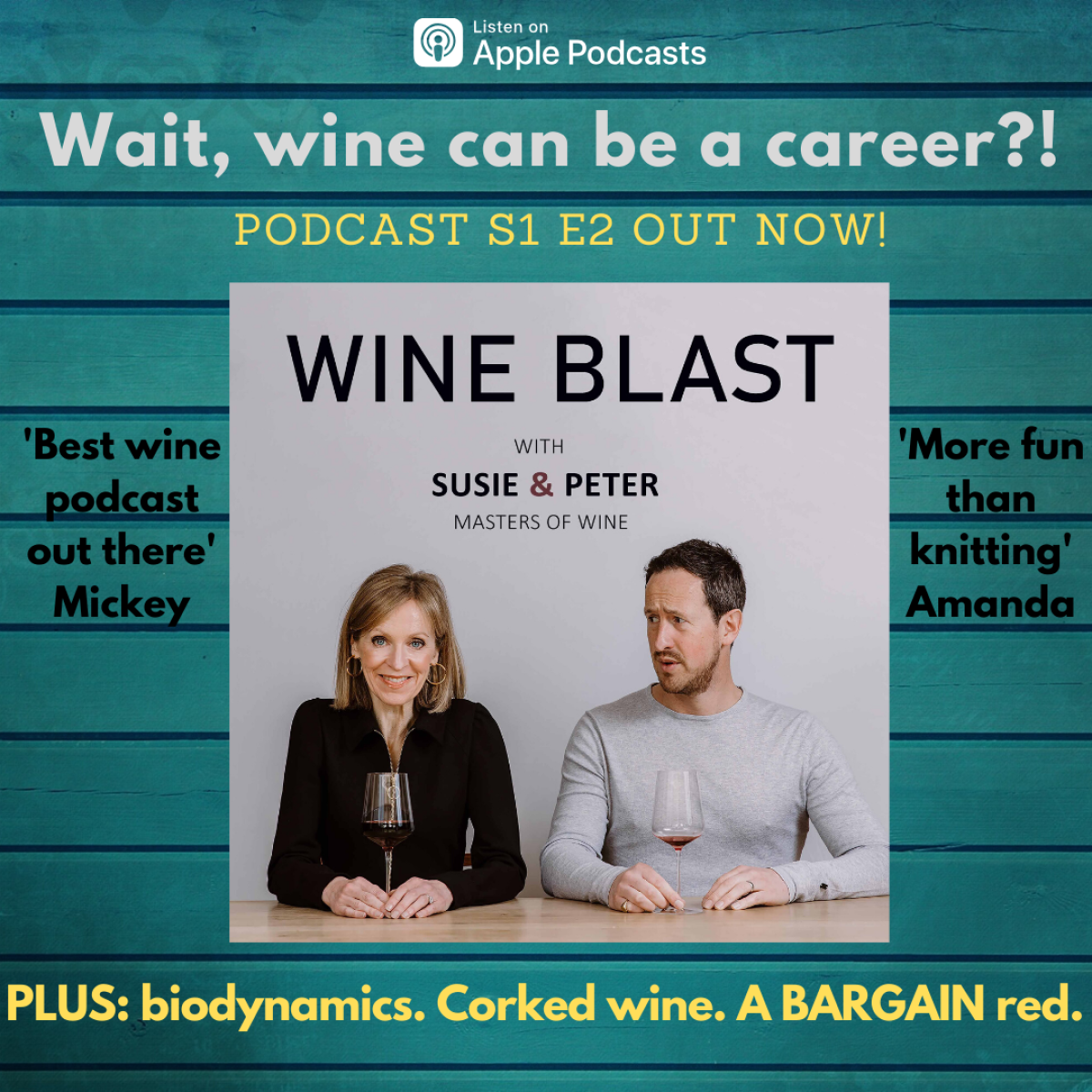 Wine Blast podcast S1 E2   Wait, wine can be a career !